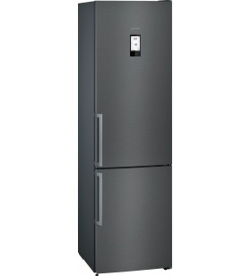 Siemens iq500 kg39nhxep combină frigorifică de sine stătător 368 l e negru, din oţel inoxidabil