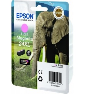 Epson elephant singlepack light magenta 24xl claria photo hd ink