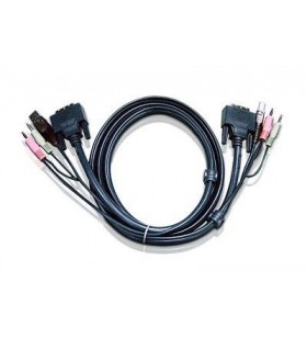 I/o acc cable usb dvi kvm 1.8m/2l-7d02u aten