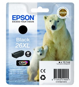Epson singlepack black 26xl claria premium ink