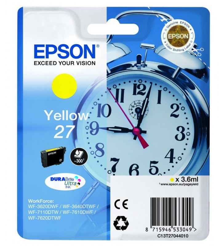 Epson alarm clock 27 durabrite ultra original galben 1 buc.