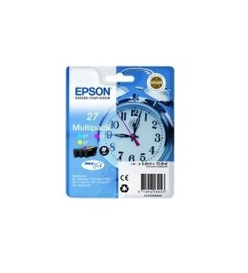 Epson alarm clock 27xl durabrite ultra original cyan, magenta, galben pachet multiplu 1 buc.