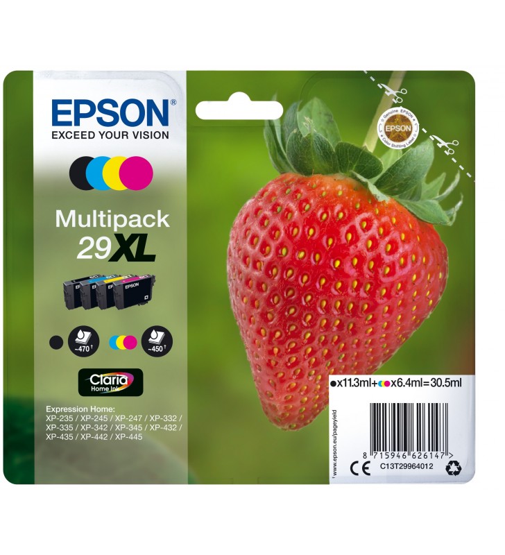 Epson strawberry multipack 4-colours 29xl claria home ink