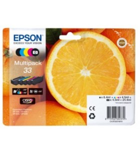 Epson oranges c13t33374010 cartușe cu cerneală original negru foto pachet multiplu 1 buc.