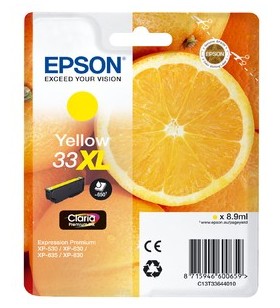 Epson oranges c13t33644010 cartușe cu cerneală original galben 1 buc.