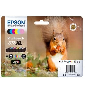 Epson squirrel multipack 6-colours 378xl claria photo hd ink