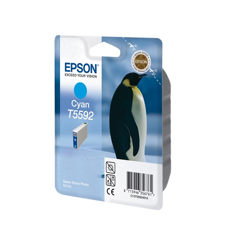 Epson penguin cartuş cyan t5592