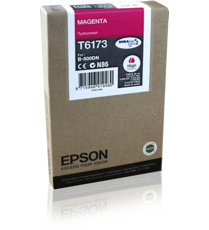 Epson cartuş cerneală magenta t6173 durabrite ultra ink de mare capacitate