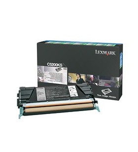 Lexmark c5200ks cartuș toner original negru 1 buc.