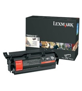 Lexmark t650a21e cartuș toner original negru 1 buc.