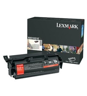 Lexmark x651h21e original negru 1 buc.