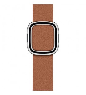 Curea pentru apple watch 40mm, modern buckle, large, saddle brown