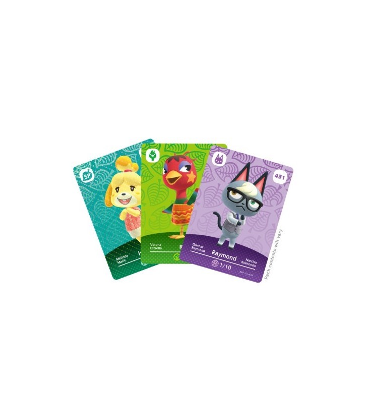 Nintendo amiibo carte animal crossing serie 5 accesoriu joc video kit carduri video
