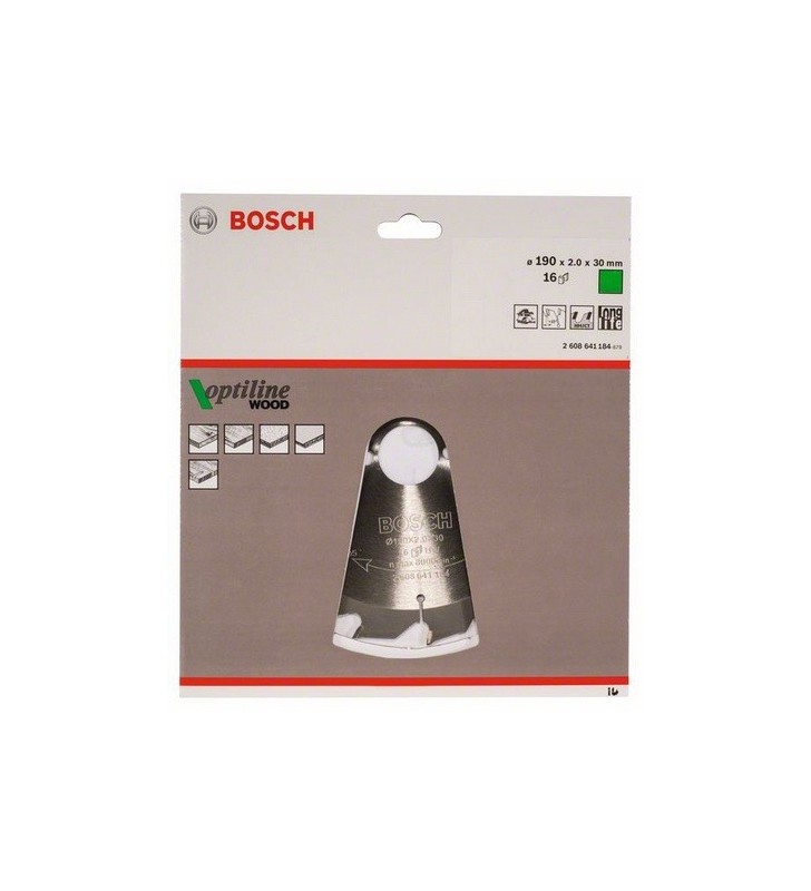 Bosch 2 608 641 184 lame pentru ferăstraie circulare 19 cm 1 buc.