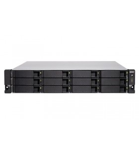 Qnap tvs-1272xu-rp i3-8100 ethernet lan cabinet metalic (2u) negru nas