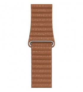 Apple watch accs 44mm/saddle brown leather loop medium
