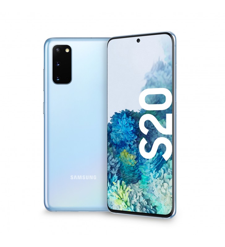 Samsung galaxy s20 15,8 cm (6.2") 8 giga bites 128 giga bites dual sim 4g usb tip-c albastru android 10.0 4000 mah
