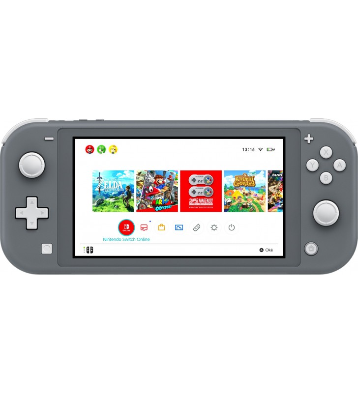 Nintendo switch lite consolă portabilă de jocuri 14 cm (5.5") 32 giga bites ecran tactil wi-fi gri