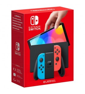 Nintendo switch oled consolă portabilă de jocuri 17,8 cm (7") 64 giga bites ecran tactil wi-fi albastru, roşu