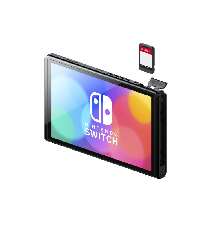 Nintendo Switch OLED consolă portabilă de jocuri 17,8 cm (7") 64 Giga Bites Ecran tactil Wi-Fi Albastru, Roşu