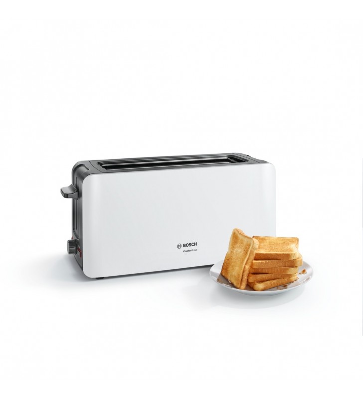 Bosch tat6a001 prăjitoare de pâine 1090 w gri închis, alb