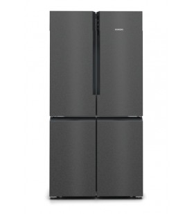Siemens iq500 kf96naxea frigidere cu unități alipite (side by side) de sine stătător 605 l e negru, din oţel inoxidabil