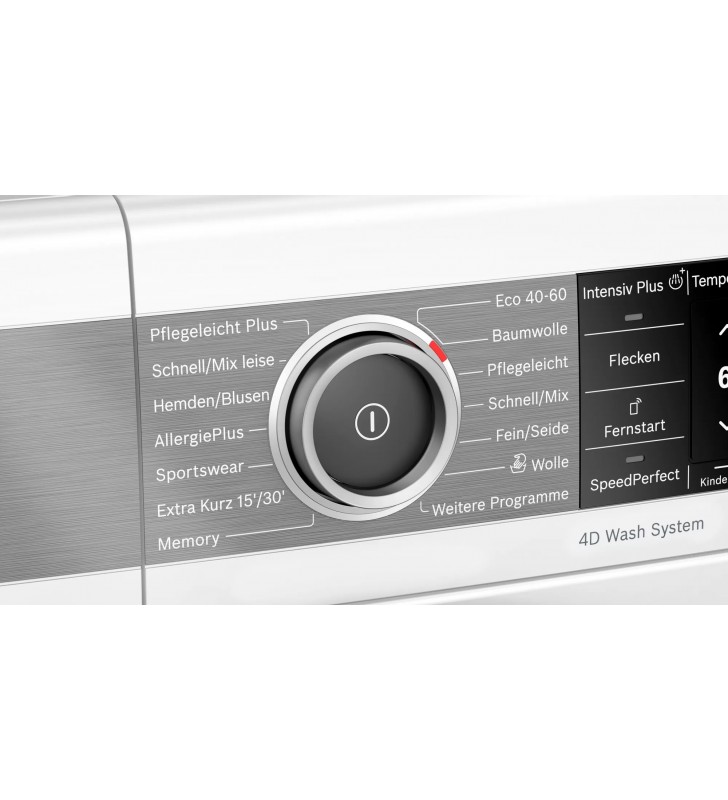 Bosch homeprofessional wav28g43 mașini de spălat încărcare frontală 9 kilograme 1400 rpm a alb