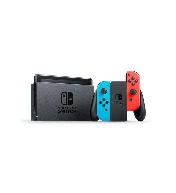 Nintendo switch v2 2019 consolă portabilă de jocuri 15,8 cm (6.2") 32 giga bites ecran tactil wi-fi negru, albastru, roşu