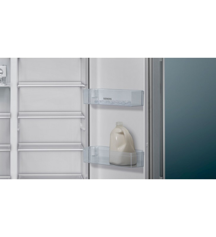 Siemens iq300 ka93nvifp frigidere cu unități alipite (side by side) de sine stătător 580 l f din oţel inoxidabil