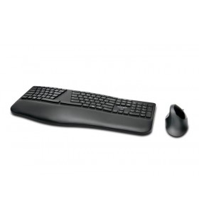 Kensington profit ergo tastaturi rf wireless + bluetooth qwerty franţuzesc negru