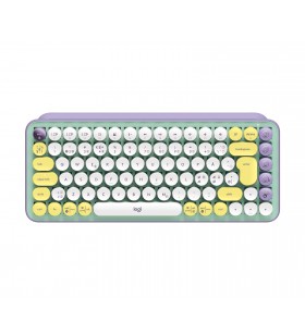Logitech pop keys wireless mechanical keyboard with emoji keys tastaturi rf wireless + bluetooth qwerty nordic culoare mentă