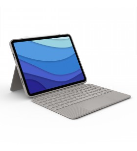 Logitech combo touch for ipad pro 11-inch (1st, 2nd, and 3rd generation) nisip smart connector italiană