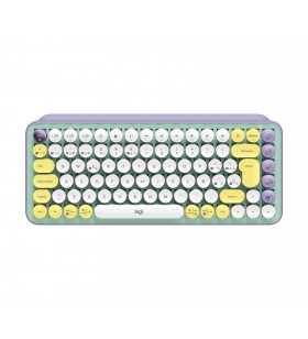 Logitech pop keys wireless mechanical keyboard with emoji keys tastaturi rf wireless + bluetooth qwerty spaniolă culoare mentă,