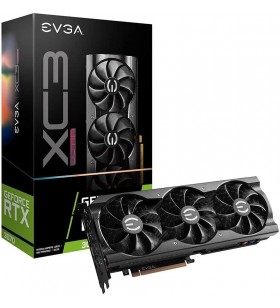 Evga geforce rtx 3070 xc3 ultra gaming, 08g-p5-3755-kl - 8gb gddr6 video card, with icx3 cooling, argb led, metal backplate, lhr