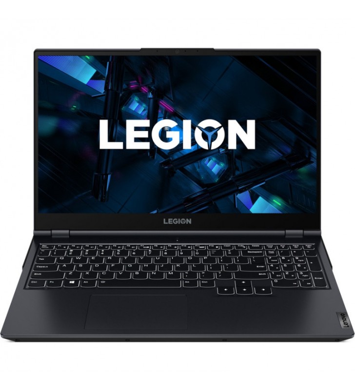 Laptop lenovo gaming 15.6'' legion 5 15ith6h, fhd ips 165hz g-sync, procesor intel® core™ i7-11800h (24m cache, up to 4.60 ghz), 16gb ddr4, 1tb ssd, geforce rtx 3060 6gb, no os, phantom blue