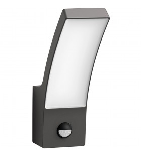 Lampa led philips splay, outdoor, senzor de miscare, 12w, 1200 lm, neutral light temperature (4000k), ip44, anthracite