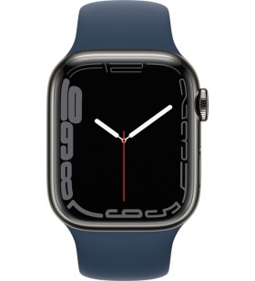 Apple watch s7 gps+lte 41mm steel grey (mkj13fd/a)