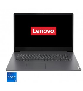 Laptop lenovo v17 g2 itl cu procesor intel core i7-1165g7, 17.3", full hd, ips, 8gb, 512gb ssd, nvidia geforce mx350 2gb gddr5, no os, iron grey