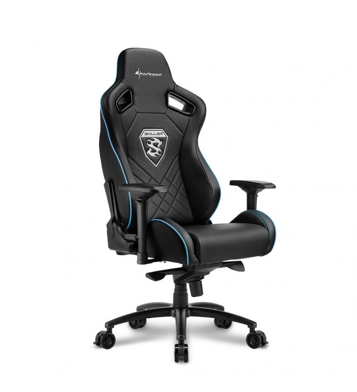 Gamer sharkoon skiller sgs4 black blue chair