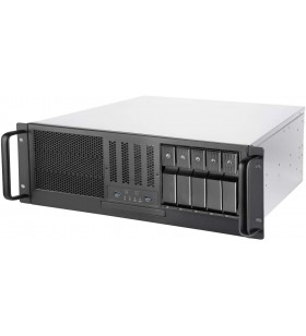 Silverstone technology rm41-h0b 4u 5-bay 3.5" hot-swappable rackmount server case, 3-bay 5.25-inch with usb 3.1 gen 1 (sst-rm41-hob)