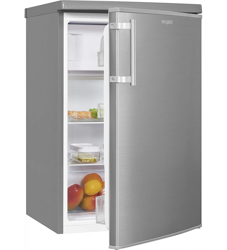 Exquisit fridge ks16-4-he-040d inoxlook | standing unit | 109 l volume | inoxlook [energy class d]