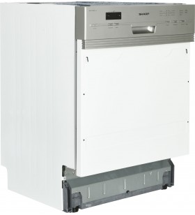 Sharp qw-at13s47e-de dishwasher (partially integrated, 598 mm wide, 47 db (a), e)