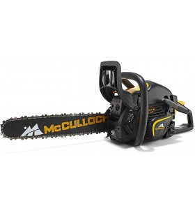 Mcculloch 00096-66.316.15 cs 410 elite petrol chainsaw with 1600w engine, 15" bar length, start stop combination switch