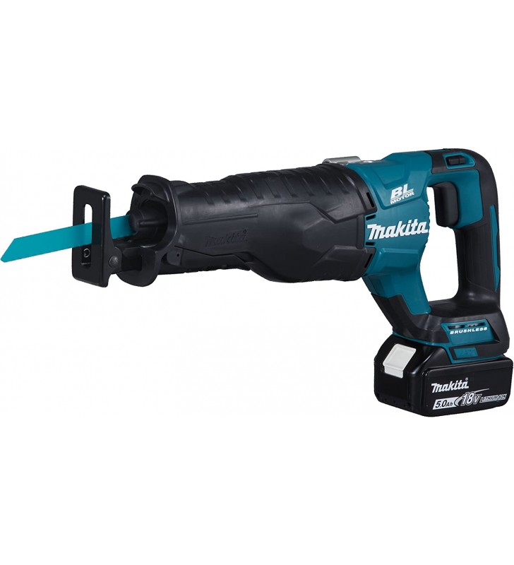 Makita djr187rt reciprocating saw 18 v / 50 ah / with 1 battery and charger in transport case, 670 w, turquoise black, with 1x 5.0