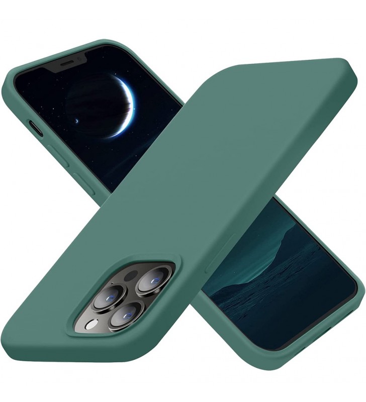 Husa capac spate magnetic verde apple iphone 13 pro