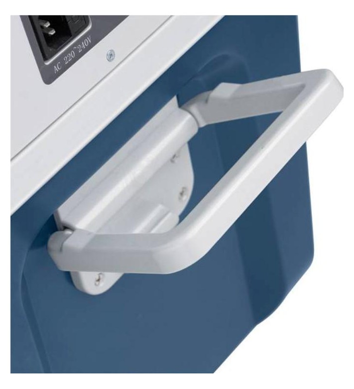 Ladă frigorifică portabilă mobicool mcf40 9600024952 maner pe carcasa, c, volum: 38i, albastru, gri