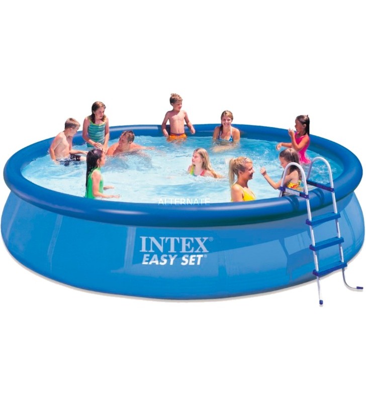 Intex  easy set pool 126166gn, ø 457cm x 107cm, swimming pool (blue, with cartridge filter system)
