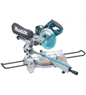 Makita akku-kapp mitre saw 18 v / 5.0 ah, 2 batteries and charger, 1 piece, dls713rte, with 2 x 5.0 ah batteries