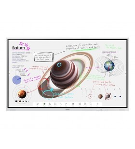 Samsung wm75b table albe interactive 190,5 cm (75") 3840 x 2160 pixel ecran tactil gri usb / bluetooth