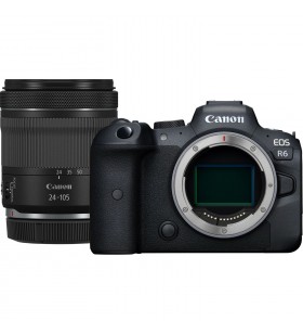 Canon eos r6 + rf 24-105mm f4-7.1 is stm milc 20,1 mp cmos 5472 x 3648 pixel negru